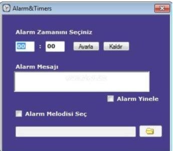 Alarm indir türkçe